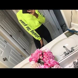 “Playing the game” crop sweatshirt